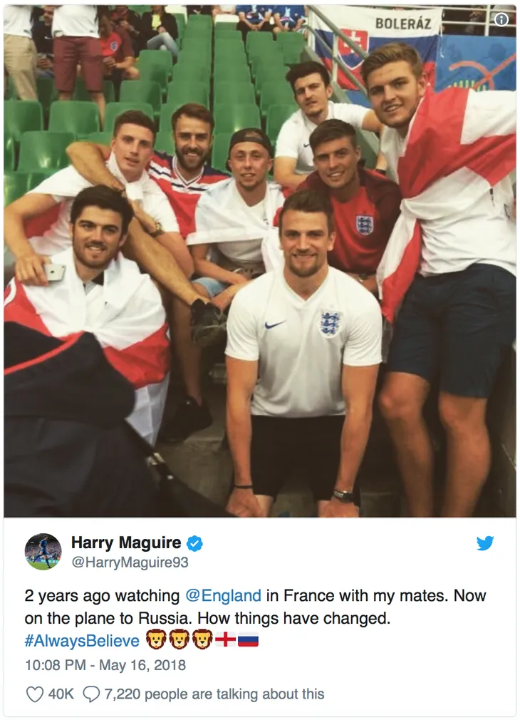 Ảnh: Phản ứng của cầu thủ Anh khi được gọi lên ĐTQG tham dự World Cup - Ảnh 6. Ảnh: Phản ứng của cầu thủ Anh khi được gọi lên ĐTQG tham dự World Cup - Ảnh 6.