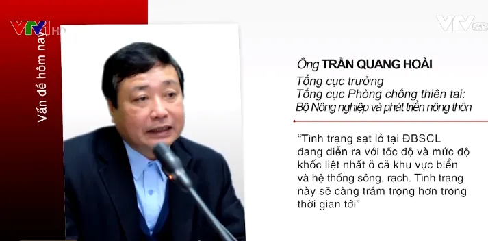 Báo động đỏ tình trạng sạt lở tại ĐBSCL - Ảnh 1. Báo động đỏ tình trạng sạt lở tại ĐBSCL - Ảnh 1.