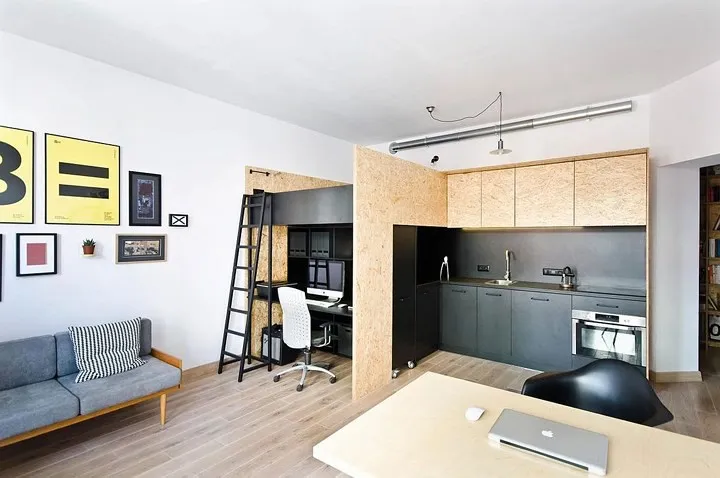 Căn hộ 37m2 đa năng và tiện nghi của chàng trai trẻ - Ảnh 7. Căn hộ 37m2 đa năng và tiện nghi của chàng trai trẻ - Ảnh 7.