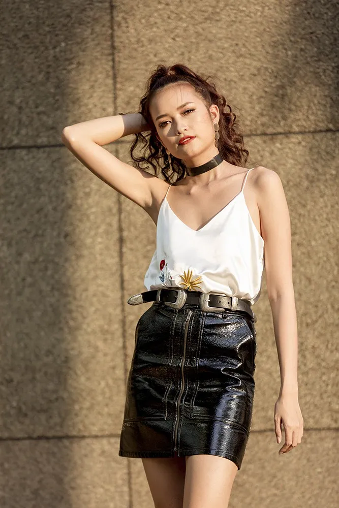 Ngọc Châu Next Top Model cá tính trong bộ ảnh street style - Ảnh 4. Ngọc Châu Next Top Model cá tính trong bộ ảnh street style - Ảnh 4.