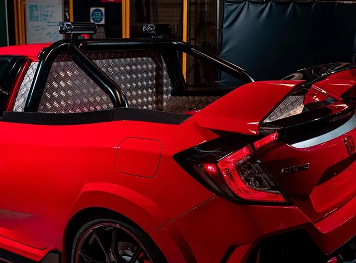 Cắt, xẻ Honda Civic thành bán tải đậm chất xe đua - Ảnh 2. Cắt, xẻ Honda Civic thành bán tải đậm chất xe đua - Ảnh 2.