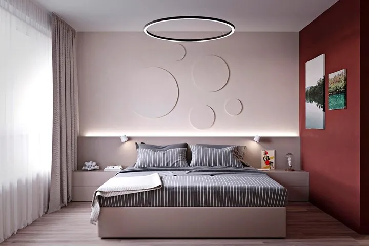 Căn hộ 60 m2 có một phòng ngủ đẹp trang nhã - Ảnh 7. Căn hộ 60 m2 có một phòng ngủ đẹp trang nhã - Ảnh 7.