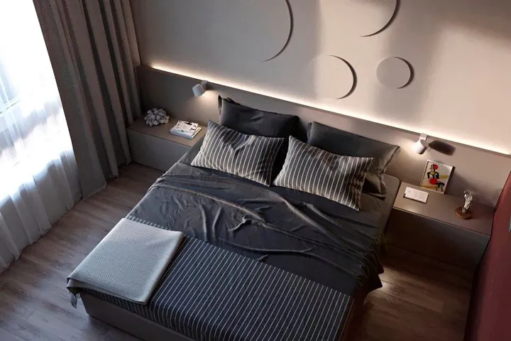 Căn hộ 60 m2 có một phòng ngủ đẹp trang nhã - Ảnh 8. Căn hộ 60 m2 có một phòng ngủ đẹp trang nhã - Ảnh 8.