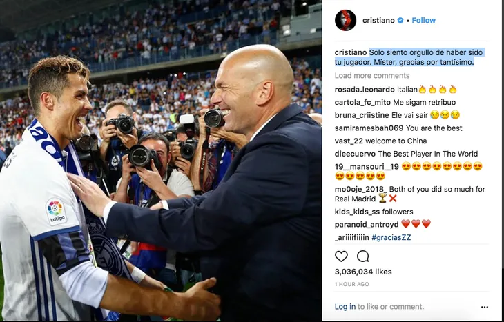 Các cầu thủ Real Madrid gửi lời tri ân đến HLV Zidane - Ảnh 1. Các cầu thủ Real Madrid gửi lời tri ân đến HLV Zidane - Ảnh 1.