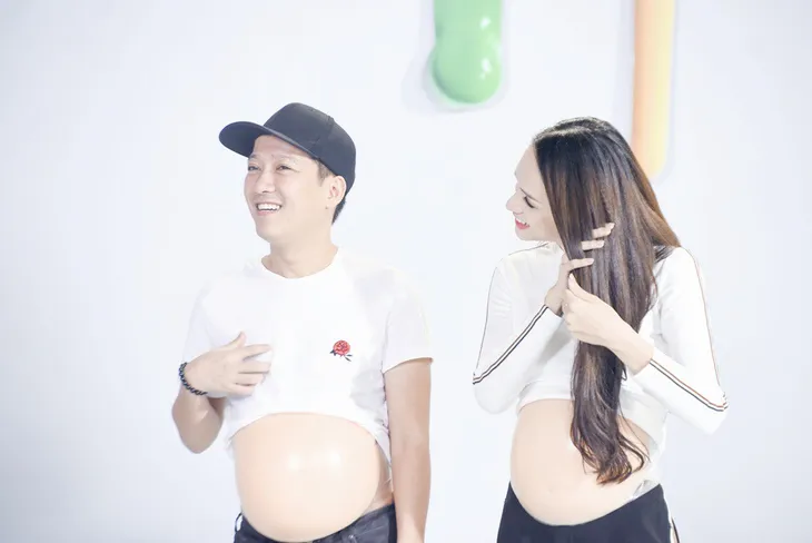 Khi đàn ông mang bầu: Trấn Thành - Hari xúc động nói về ước mơ có cặp sinh đôi cả trai và gái - Ảnh 4. Khi đàn ông mang bầu: Trấn Thành - Hari xúc động nói về ước mơ có cặp sinh đôi cả trai và gái - Ảnh 4.
