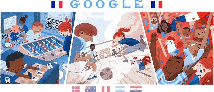 Doodle của Google trong ngày thi đấu thứ 8 của World Cup 2018 có gì? - Ảnh 5. Doodle của Google trong ngày thi đấu thứ 8 của World Cup 2018 có gì? - Ảnh 5.