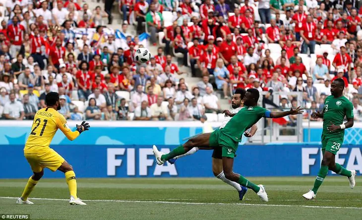 Chọc thủng lưới ĐT Saudi Arabia, Salah giúp ĐT Ai Cập lần đầu “ưỡn ngực” ở FIFA World Cup™ 2018 - Ảnh 2. Chọc thủng lưới ĐT Saudi Arabia, Salah giúp ĐT Ai Cập lần đầu “ưỡn ngực” ở FIFA World Cup™ 2018 - Ảnh 2.