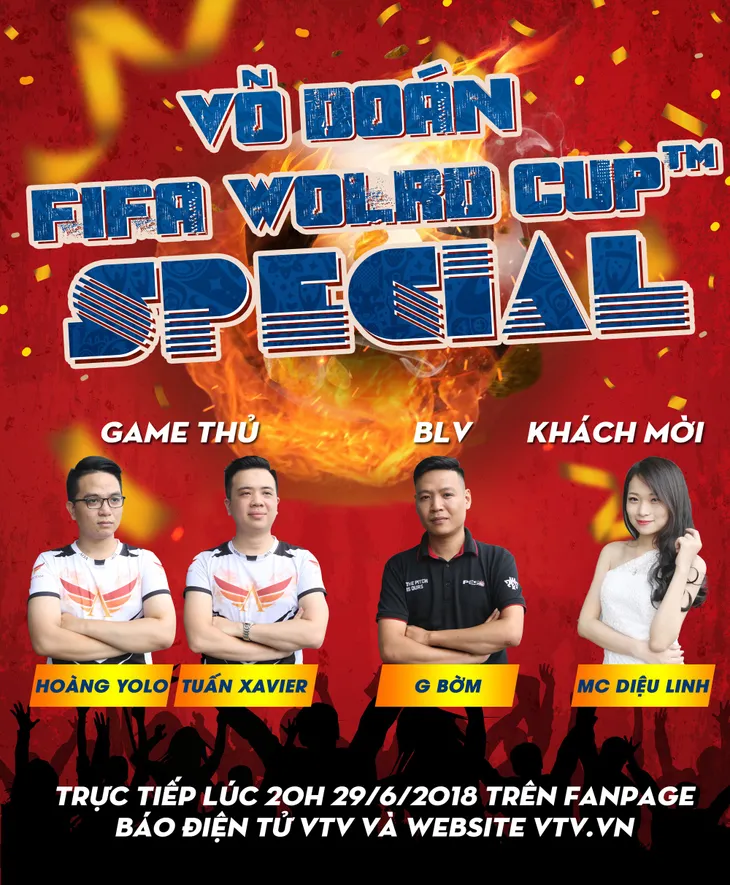 Trực tiếp Võ đoán 2018 FIFA World Cup™ số đặc biệt - Ảnh 1. Trực tiếp Võ đoán 2018 FIFA World Cup™ số đặc biệt - Ảnh 1.