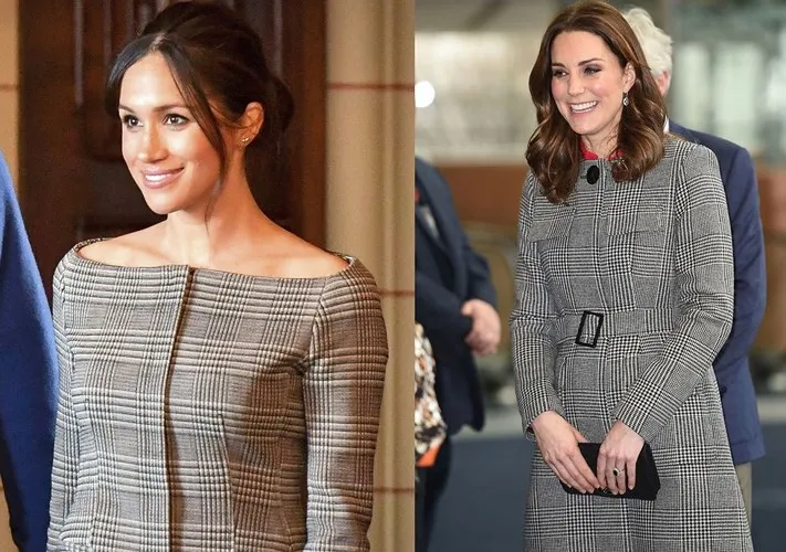 Kate Middleton và Meghan Markle “đụng hàng” trang phục: Ai đẹp hơn ai? - Ảnh 3. Kate Middleton và Meghan Markle “đụng hàng” trang phục: Ai đẹp hơn ai? - Ảnh 3.