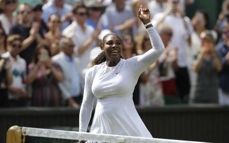 Wimbledon 2018: Hạ Julia Goerges, Serena Williams giành quyền vào chung kết - Ảnh 2. Wimbledon 2018: Hạ Julia Goerges, Serena Williams giành quyền vào chung kết - Ảnh 2.
