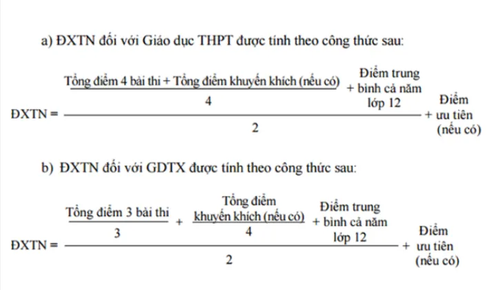 Cách tính điểm xét tốt nghiệp THPT quốc gia 2018 - Ảnh 1. Cách tính điểm xét tốt nghiệp THPT quốc gia 2018 - Ảnh 1.
