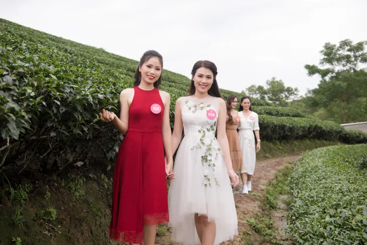 Thí sinh Hoa hậu Việt Nam 2018 dọn rác trên bãi biển Cửa Lò sau bão số 3 - Ảnh 11. Thí sinh Hoa hậu Việt Nam 2018 dọn rác trên bãi biển Cửa Lò sau bão số 3 - Ảnh 11.