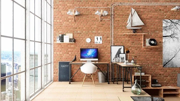 Ý tưởng trang trí phòng làm việc tại nhà hiện đại, phong cách - Ảnh 1. Ý tưởng trang trí phòng làm việc tại nhà hiện đại, phong cách - Ảnh 1.
