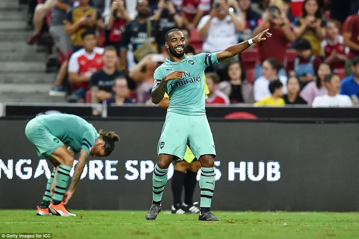 Arsenal giành chiến thắng ấn tượng trước PSG tại ICC 2018 - Ảnh 3. Arsenal giành chiến thắng ấn tượng trước PSG tại ICC 2018 - Ảnh 3.