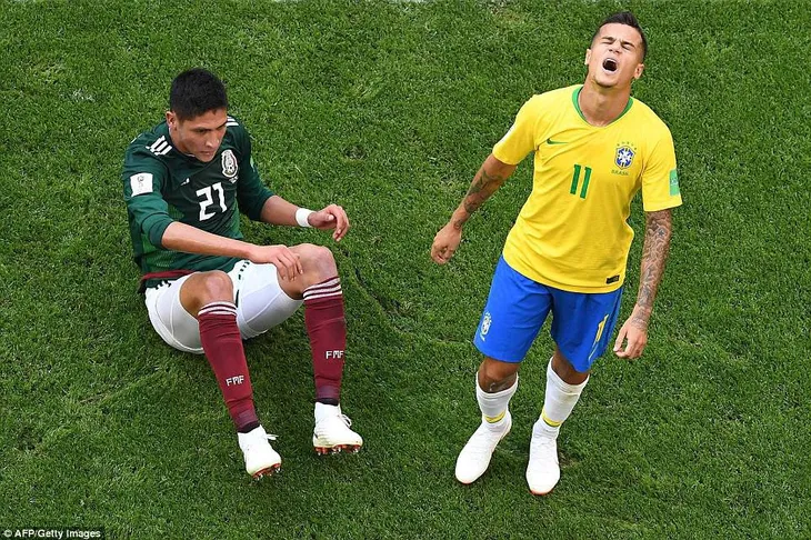 Chấm điểm ĐT Brazil 2-0 ĐT Mexico: Neymar đã “ăn đứt” Messi, Ronaldo - Ảnh 2. Chấm điểm ĐT Brazil 2-0 ĐT Mexico: Neymar đã “ăn đứt” Messi, Ronaldo - Ảnh 2.