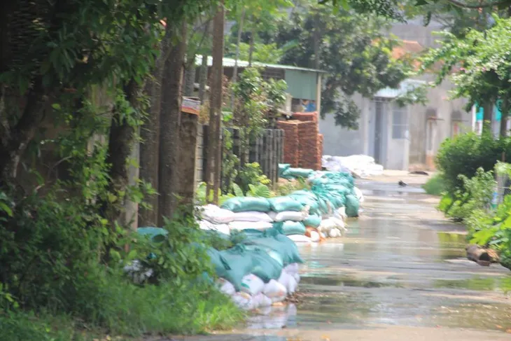 Mênh mông biển nước “bủa vây” hơn 3.000 hộ dân Chương Mỹ, Hà Nội - Ảnh 11. Mênh mông biển nước “bủa vây” hơn 3.000 hộ dân Chương Mỹ, Hà Nội - Ảnh 11.