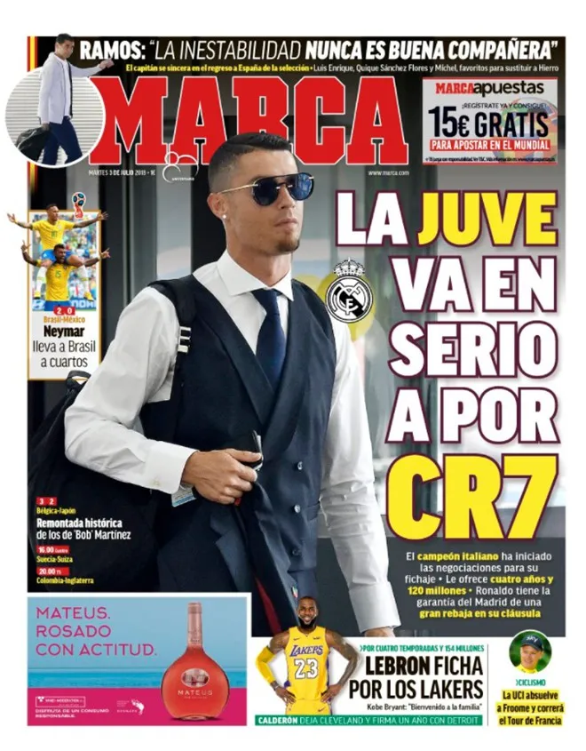 NÓNG: Ronaldo chia tay Real, đến Juventus với giá “bèo” - Ảnh 1. NÓNG: Ronaldo chia tay Real, đến Juventus với giá “bèo” - Ảnh 1.
