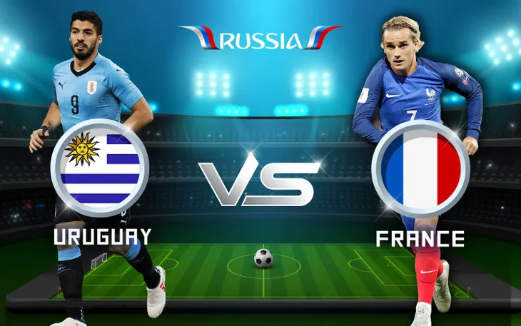 Tứ kết FIFA World Cup™ 2018, Uruguay – Pháp: Cuộc chiến không khoan nhượng! (21h00 ngày 6/7 trên VTV6) - Ảnh 1. Tứ kết FIFA World Cup™ 2018, Uruguay – Pháp: Cuộc chiến không khoan nhượng! (21h00 ngày 6/7 trên VTV6) - Ảnh 1.