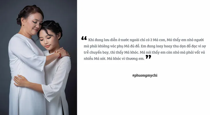 Phương Mỹ Chi hạnh phúc bên mẹ trong mùa Vu Lan - Ảnh 9. Phương Mỹ Chi hạnh phúc bên mẹ trong mùa Vu Lan - Ảnh 9.