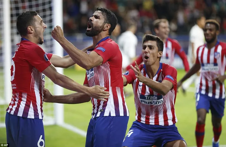 Vượt qua Real Madrid, Atletico Madrid lần thứ 3 giành siêu cúp châu Âu - Ảnh 1. Vượt qua Real Madrid, Atletico Madrid lần thứ 3 giành siêu cúp châu Âu - Ảnh 1.