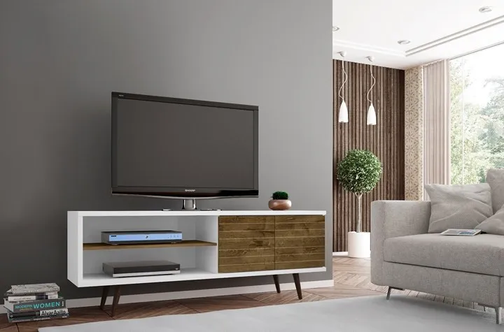 Những mẫu kệ ti vi đơn giản mà vẫn đẹp hiện đại - Ảnh 3. Những mẫu kệ ti vi đơn giản mà vẫn đẹp hiện đại - Ảnh 3.