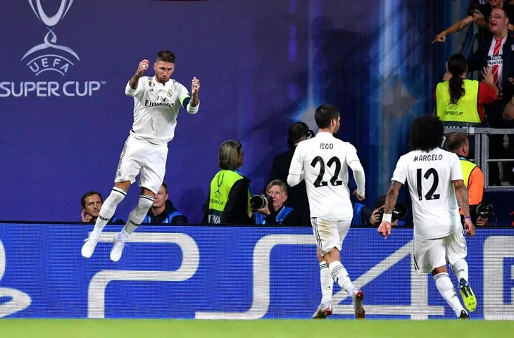 Real thua trận, Ramos vẫn được tâng lên mây vì... ăn mừng đẹp - Ảnh 1. Real thua trận, Ramos vẫn được tâng lên mây vì... ăn mừng đẹp - Ảnh 1.