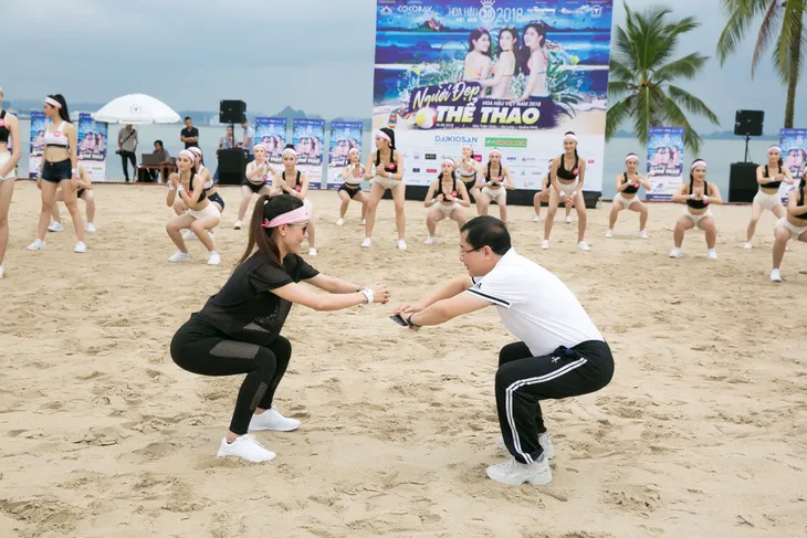 Dàn thí sinh Hoa hậu Việt Nam 2018 tranh giải Người đẹp thể thao - Ảnh 5. Dàn thí sinh Hoa hậu Việt Nam 2018 tranh giải Người đẹp thể thao - Ảnh 5.