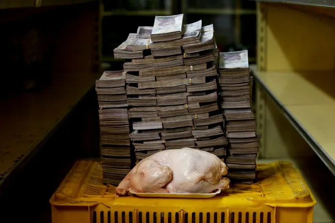 Siêu lạm phát tại Venezuela: 1kg thịt giá hơn 9 triệu Bolivar - Ảnh 1. Siêu lạm phát tại Venezuela: 1kg thịt giá hơn 9 triệu Bolivar - Ảnh 1.