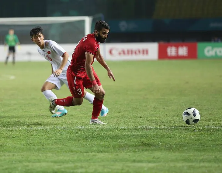 ẢNH: Olympic Việt Nam thắng ngoạn mục Olympic Syria, giành quyền vào bán kết ASIAD 2018 - Ảnh 12. ẢNH: Olympic Việt Nam thắng ngoạn mục Olympic Syria, giành quyền vào bán kết ASIAD 2018 - Ảnh 12.