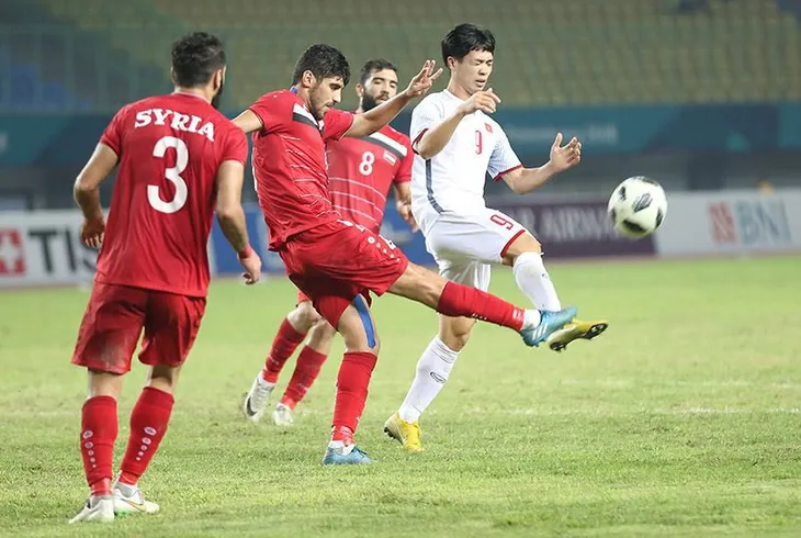ẢNH: Olympic Việt Nam thắng ngoạn mục Olympic Syria, giành quyền vào bán kết ASIAD 2018 - Ảnh 8. ẢNH: Olympic Việt Nam thắng ngoạn mục Olympic Syria, giành quyền vào bán kết ASIAD 2018 - Ảnh 8.