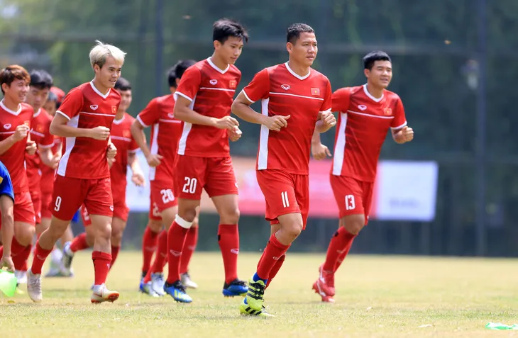 Đức Huy: Olympic Việt Nam quyết tâm giành HCĐ ASIAD 2018 vì người hâm mộ - Ảnh 1. Đức Huy: Olympic Việt Nam quyết tâm giành HCĐ ASIAD 2018 vì người hâm mộ - Ảnh 1.