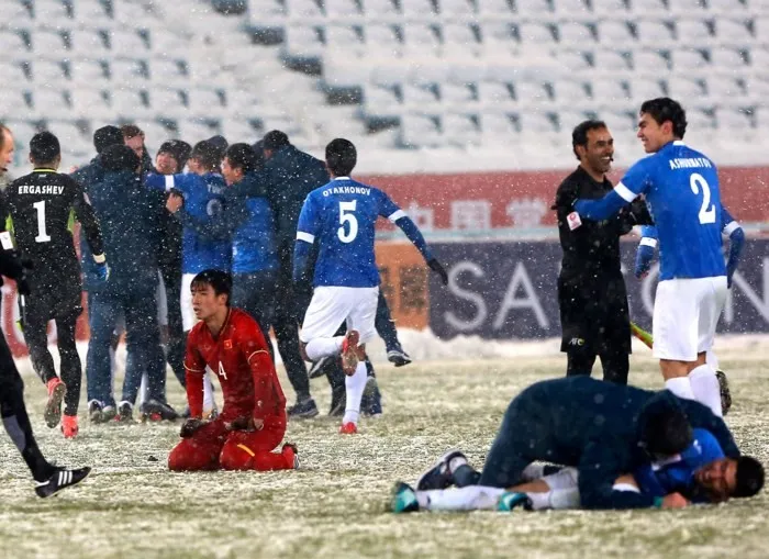 Trước trận U23 Việt Nam - U23 Uzbekistan, nhớ về chung kết U23 châu Á 2018 dưới trời tuyết Thường Châu - Ảnh 12. Trước trận U23 Việt Nam - U23 Uzbekistan, nhớ về chung kết U23 châu Á 2018 dưới trời tuyết Thường Châu - Ảnh 12.