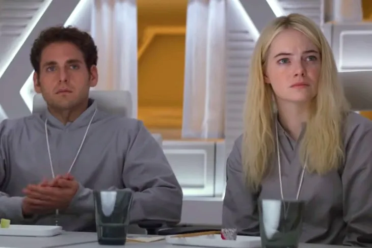 Sau “Superbad”, Emma Stone và Jonah Hill tái ngộ trong phim mới “Maniac” - Ảnh 1. Sau “Superbad”, Emma Stone và Jonah Hill tái ngộ trong phim mới “Maniac” - Ảnh 1.