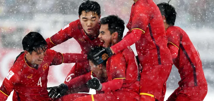 Trước trận U23 Việt Nam - U23 Uzbekistan, nhớ về chung kết U23 châu Á 2018 dưới trời tuyết Thường Châu - Ảnh 8. Trước trận U23 Việt Nam - U23 Uzbekistan, nhớ về chung kết U23 châu Á 2018 dưới trời tuyết Thường Châu - Ảnh 8.
