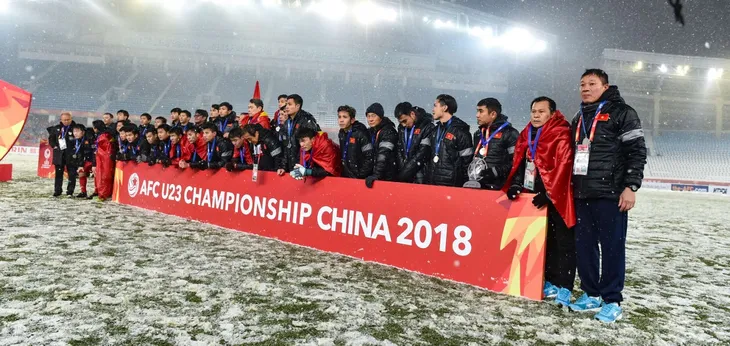 Trước trận U23 Việt Nam - U23 Uzbekistan, nhớ về chung kết U23 châu Á 2018 dưới trời tuyết Thường Châu - Ảnh 13. Trước trận U23 Việt Nam - U23 Uzbekistan, nhớ về chung kết U23 châu Á 2018 dưới trời tuyết Thường Châu - Ảnh 13.
