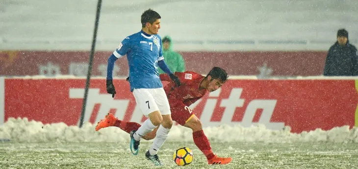 Trước trận U23 Việt Nam - U23 Uzbekistan, nhớ về chung kết U23 châu Á 2018 dưới trời tuyết Thường Châu - Ảnh 10. Trước trận U23 Việt Nam - U23 Uzbekistan, nhớ về chung kết U23 châu Á 2018 dưới trời tuyết Thường Châu - Ảnh 10.
