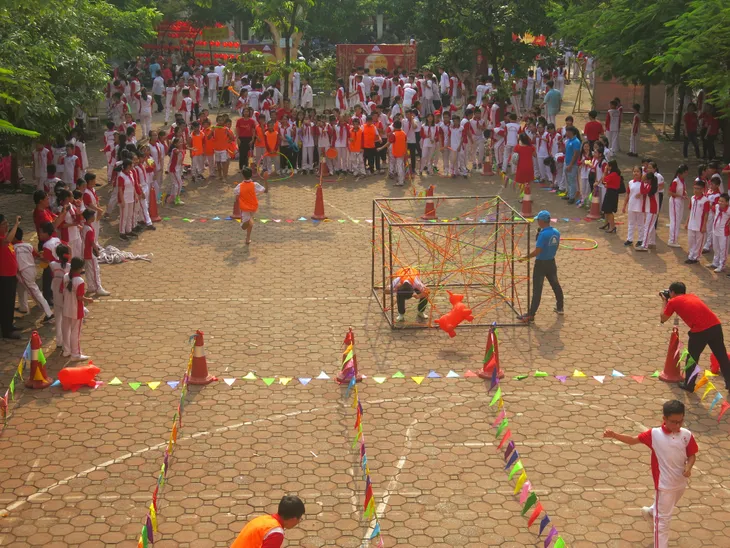 Thầy trò trường THCS Khương Mai gắn kết trong Ngày hội Trung thu 2018 - Ảnh 2. Thầy trò trường THCS Khương Mai gắn kết trong Ngày hội Trung thu 2018 - Ảnh 2.