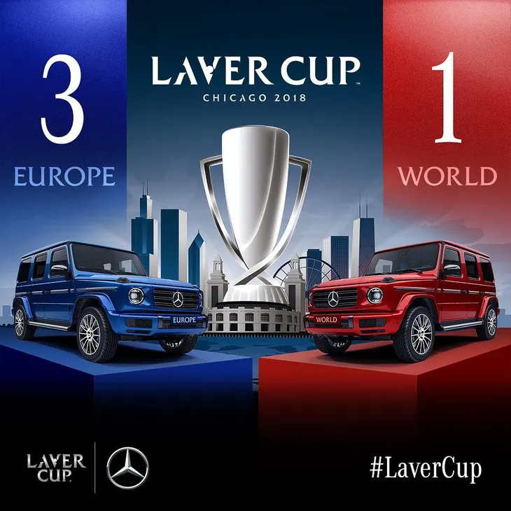 Laver Cup 2018: Cặp đôi Federer - Djokovic thua ngược Anderson - Sock - Ảnh 2. Laver Cup 2018: Cặp đôi Federer - Djokovic thua ngược Anderson - Sock - Ảnh 2.