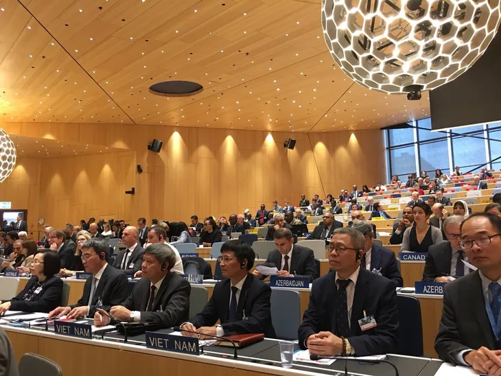 Đại hội đồng WIPO dành 1 phút mặc niệm Chủ tịch nước Trần Đại Quang - Ảnh 1. Đại hội đồng WIPO dành 1 phút mặc niệm Chủ tịch nước Trần Đại Quang - Ảnh 1.