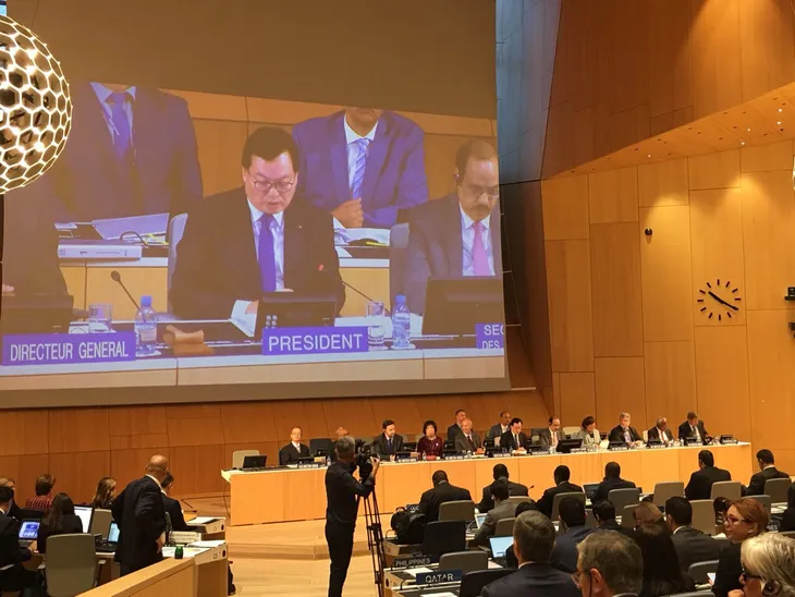 Đại hội đồng WIPO dành 1 phút mặc niệm Chủ tịch nước Trần Đại Quang - Ảnh 2. Đại hội đồng WIPO dành 1 phút mặc niệm Chủ tịch nước Trần Đại Quang - Ảnh 2.