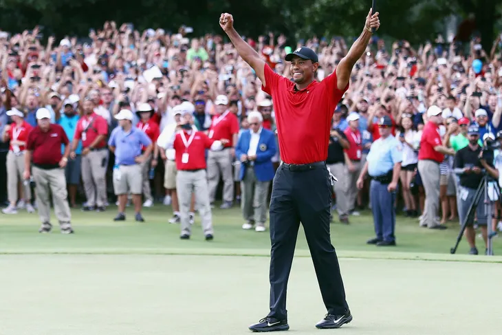Tiger Woods giải toả cơn khát danh hiệu với chức vô địch PGA Tour Championship - Ảnh 3. Tiger Woods giải toả cơn khát danh hiệu với chức vô địch PGA Tour Championship - Ảnh 3.