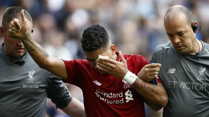 Firmino vẫn chưa bình phục chấn thương rợn người - Ảnh 1. Firmino vẫn chưa bình phục chấn thương rợn người - Ảnh 1.
