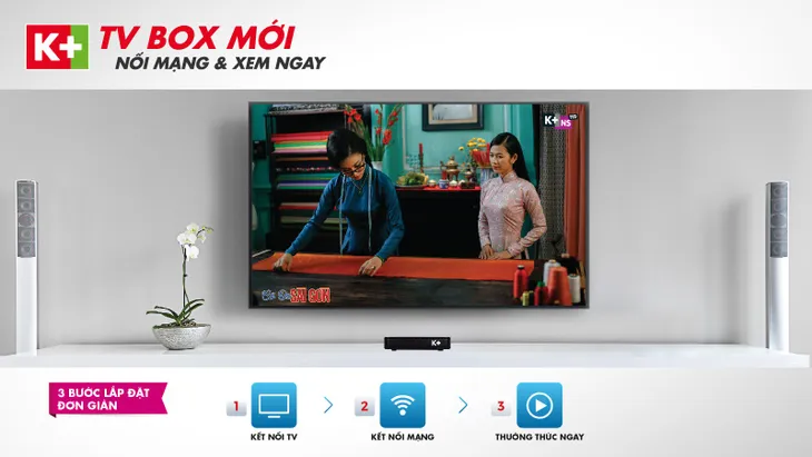 K+ ra mắt đầu xem truyền hình qua Internet K+ TV Box - Ảnh 1. K+ ra mắt đầu xem truyền hình qua Internet K+ TV Box - Ảnh 1.