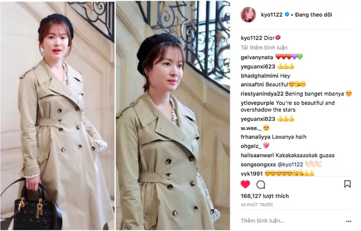 Song Joong Ki-Song Hye Kyo quấn quýt tại Paris - Ảnh 1. Song Joong Ki-Song Hye Kyo quấn quýt tại Paris - Ảnh 1.