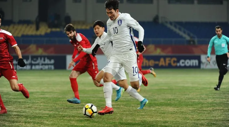18h30 hôm nay (17/1), U23 Hàn Quốc - U23 Australia: Trận đấu quyết định (Bảng D - VCK U23 châu Á 2018) - Ảnh 1. 18h30 hôm nay (17/1), U23 Hàn Quốc - U23 Australia: Trận đấu quyết định (Bảng D - VCK U23 châu Á 2018) - Ảnh 1.