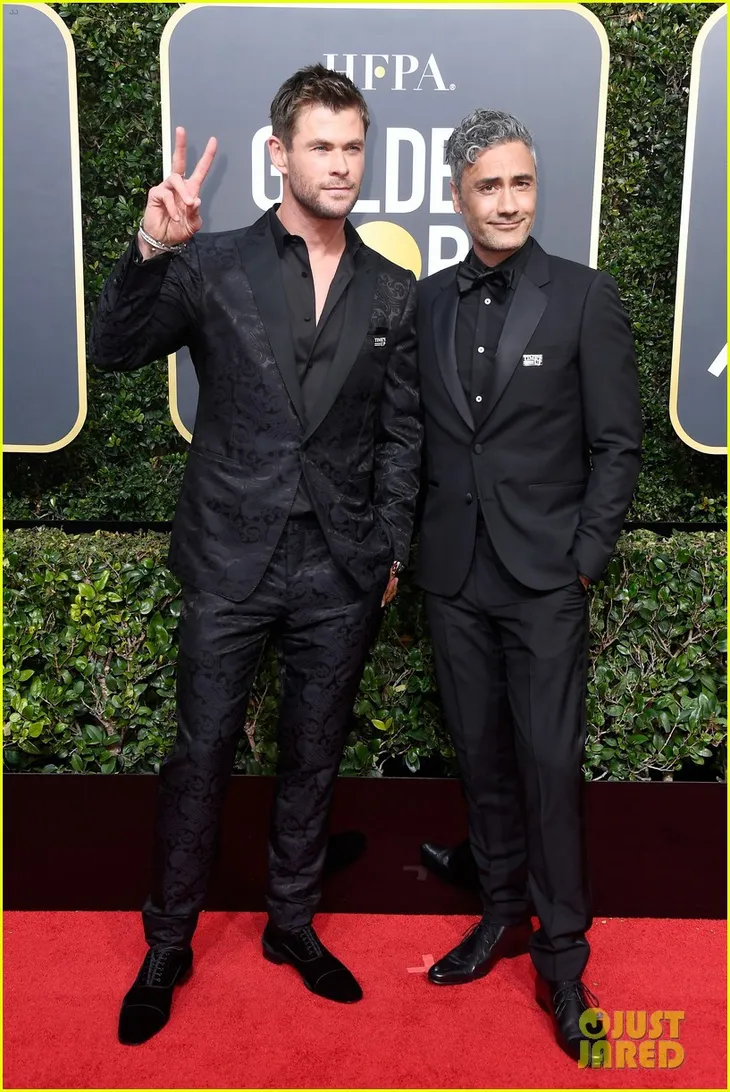 chris-hemsworth-thor-director-taika-waititi-arrive-at-golden globes-2018-04 chris-hemsworth-thor-director-taika-waititi-arrive-at-golden globes-2018-04