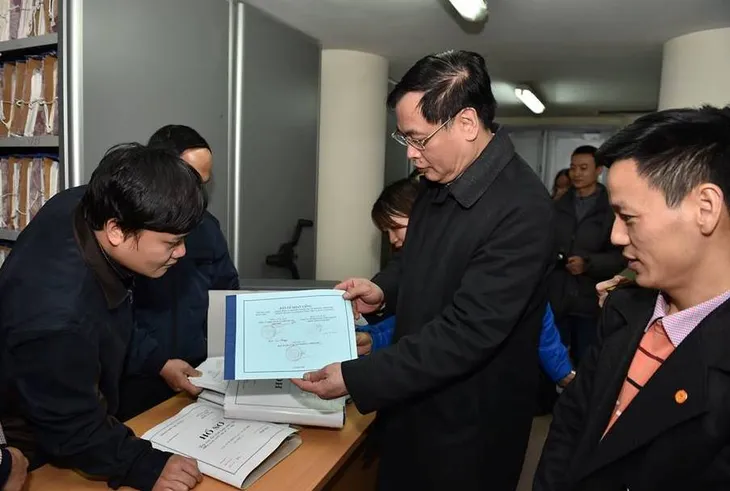 Báo Điện tử Chính phủ thăm Cục Văn thư và Lưu trữ Nhà nước - Ảnh 3.