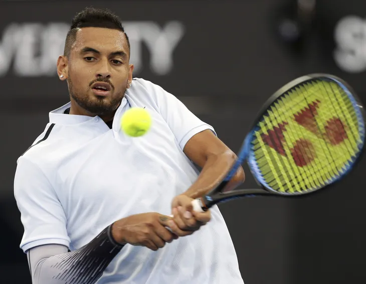 Nick Kyrgios giành quyền vào chơi trận bán kết Brisbane International - Ảnh 1. Nick Kyrgios giành quyền vào chơi trận bán kết Brisbane International - Ảnh 1.