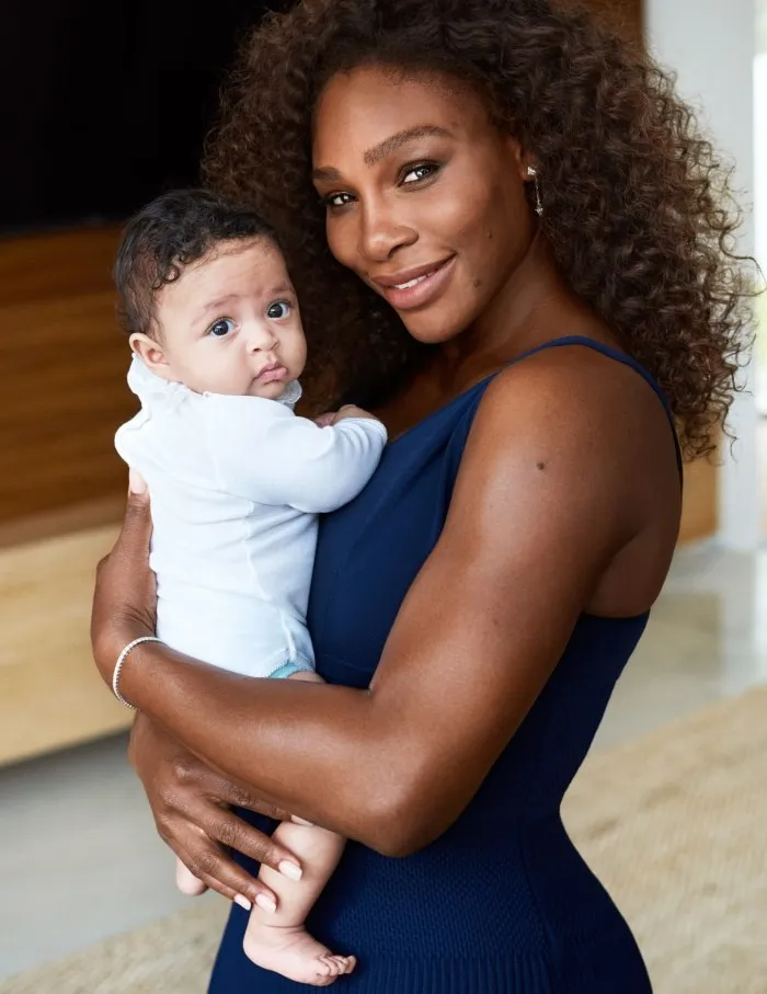 Serena Williams mang con gái lên Vogue - Ảnh 2. Serena Williams mang con gái lên Vogue - Ảnh 2.
