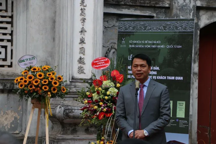 Văn Miếu - Quốc Tử Giám ra mắt phòng vé mới có tạo hình bia tiến sĩ - Ảnh 1. Văn Miếu - Quốc Tử Giám ra mắt phòng vé mới có tạo hình bia tiến sĩ - Ảnh 1.